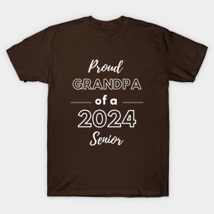 Proud Grandpa of a 2024 senior graduation T-Shirt